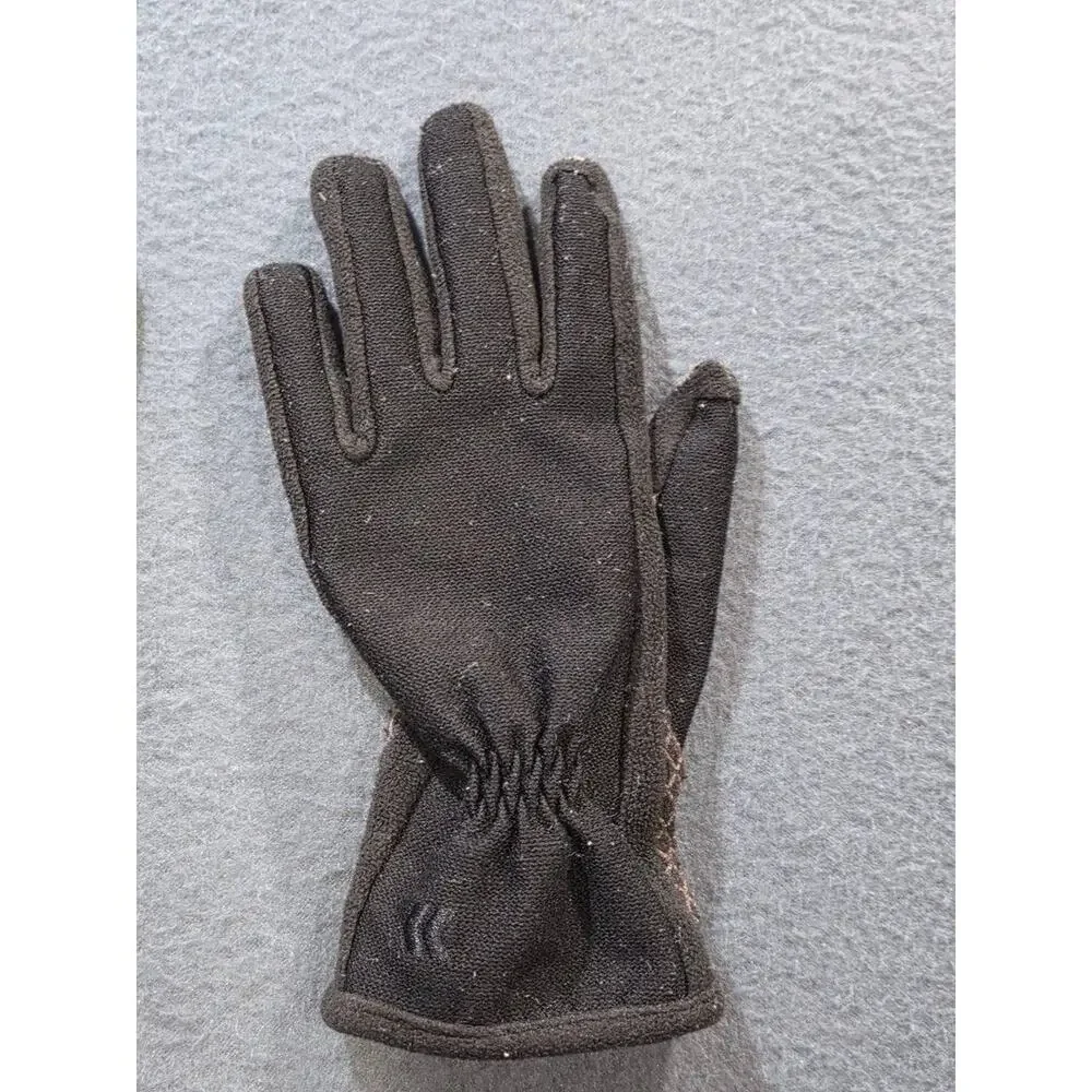 Glabse black fabric gloves A010143
